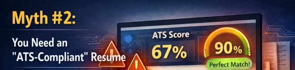 Mythe n° 2 : il vous faut un CV “compatible ATS” avec un score de correspondance parfait