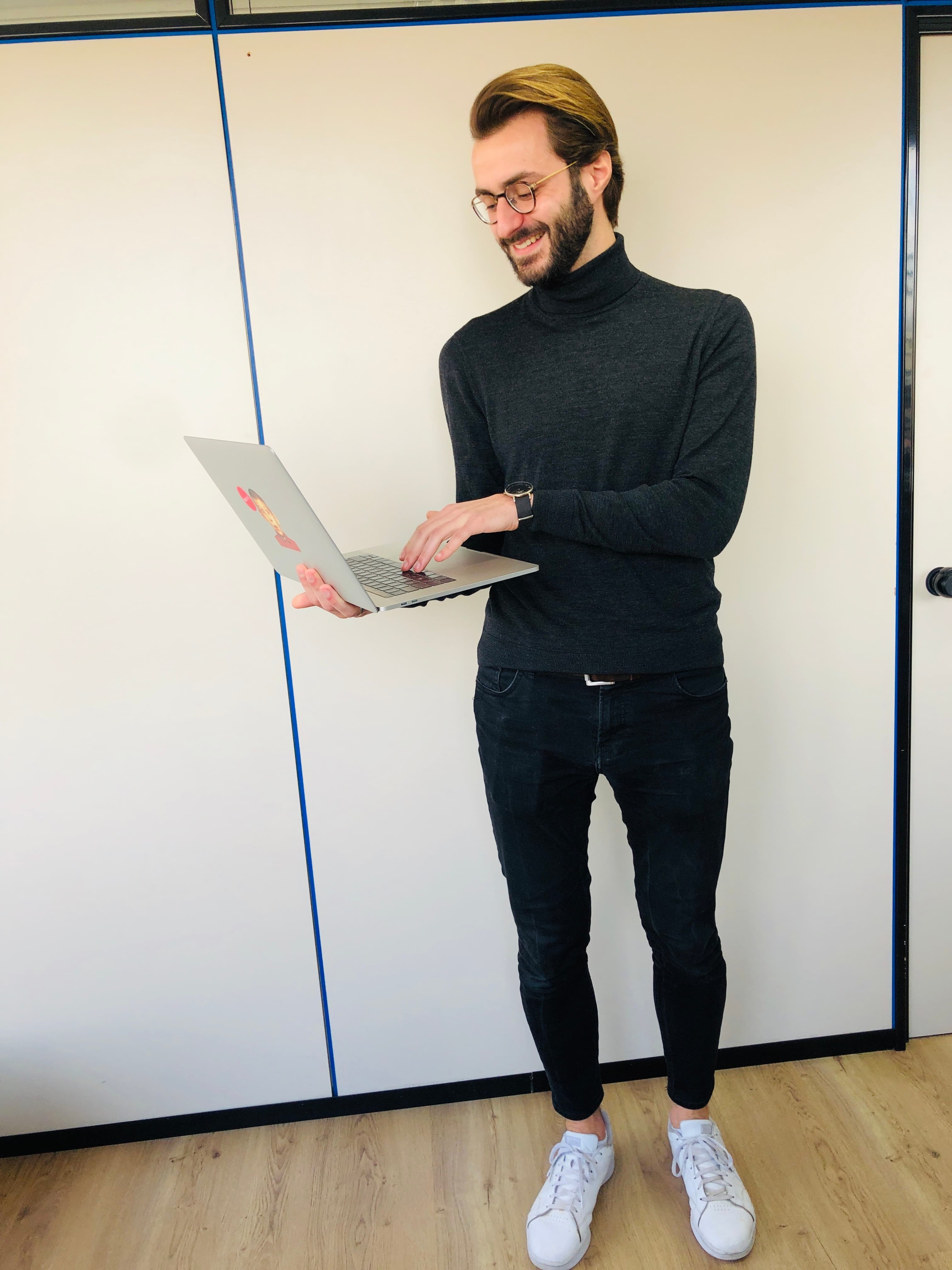 At the office